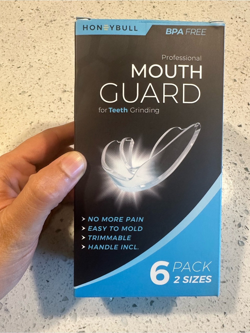 Honeybull Professional Mouth Guard - Clear (Pack of 6)